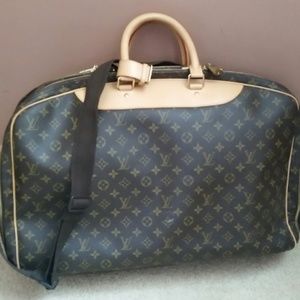 Louis Vuitton Alize Monogram Canvas Travel Bag